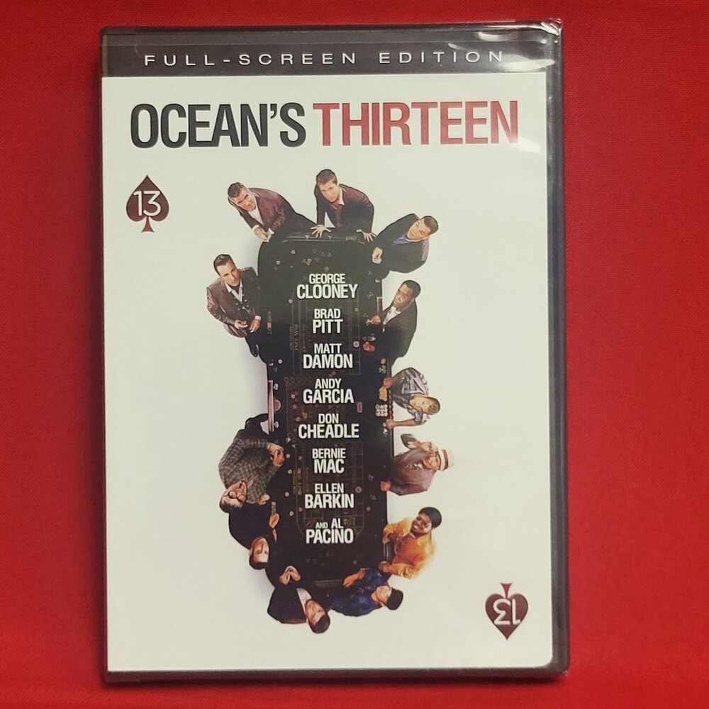 Oceans Thirteen Full Screen Edition DVD 2007 New Sealed